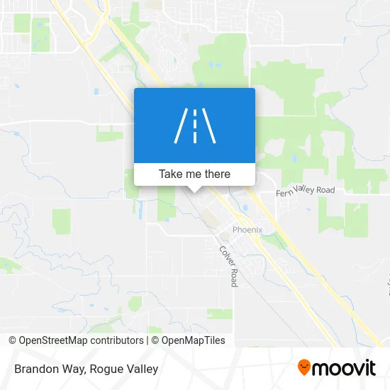 Brandon Way map