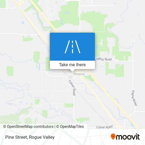 Mapa de Pine Street