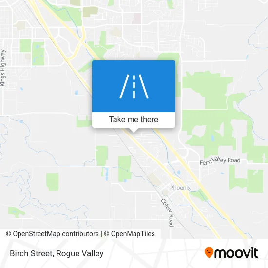 Birch Street map