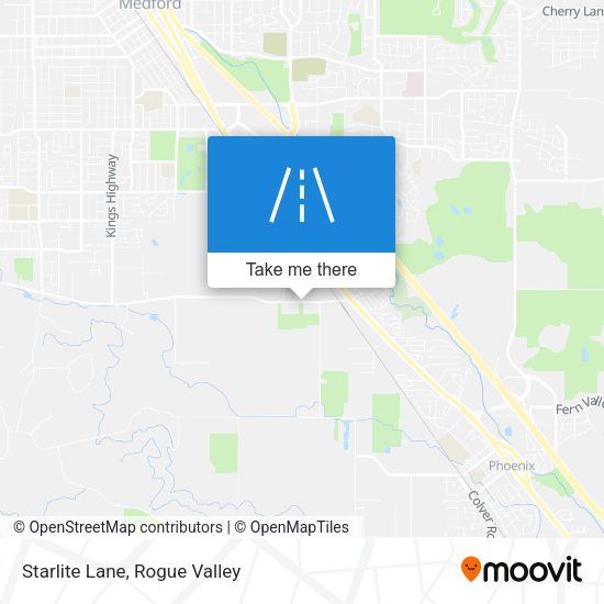 Starlite Lane map