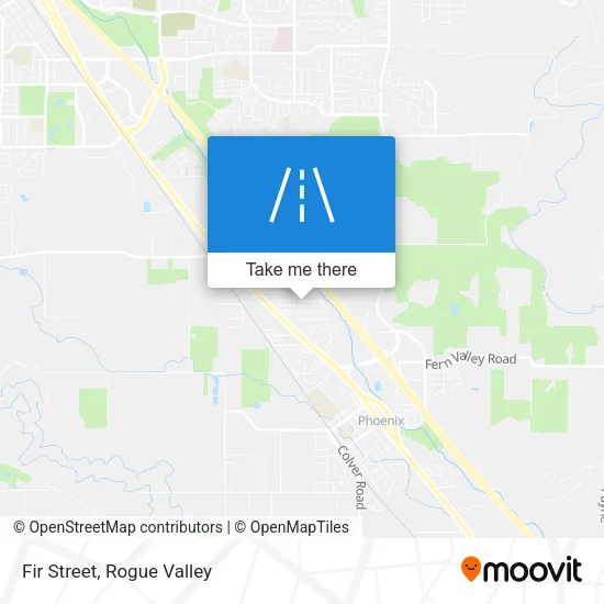 Fir Street map