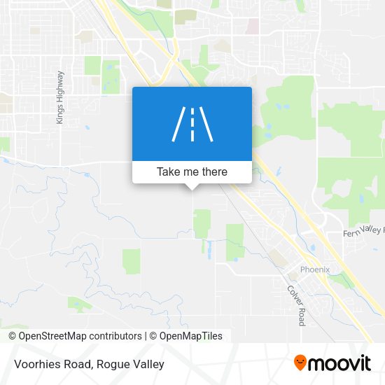 Mapa de Voorhies Road