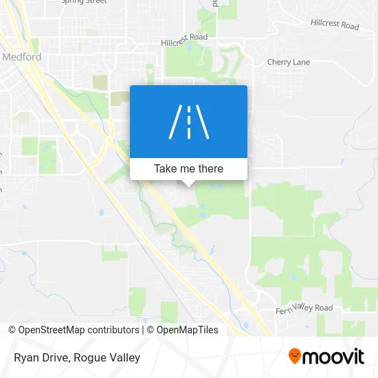 Ryan Drive map