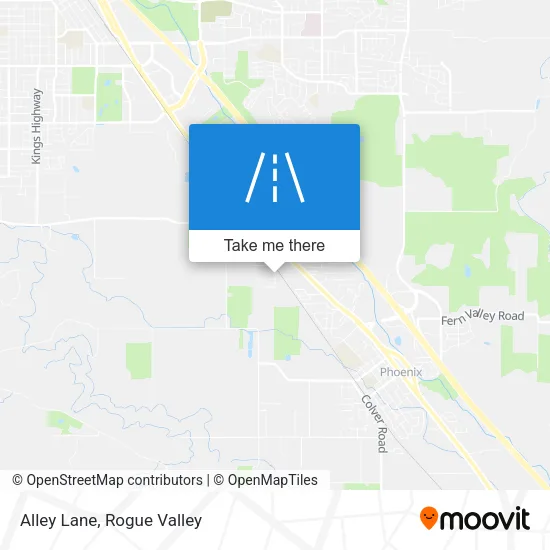 Alley Lane map