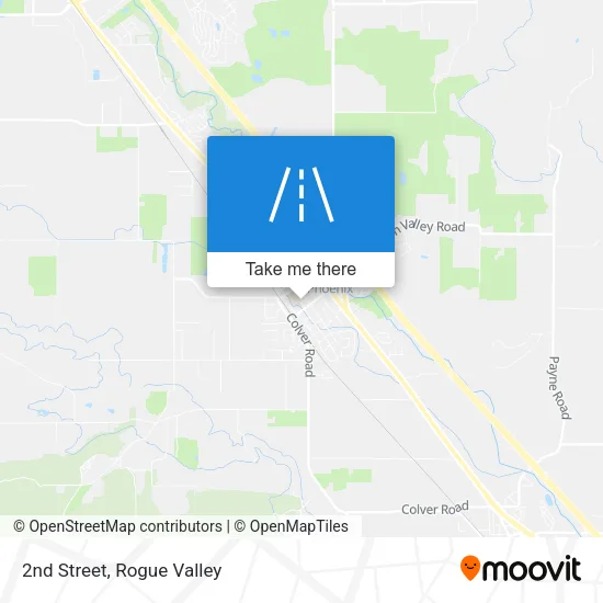 2nd Street map