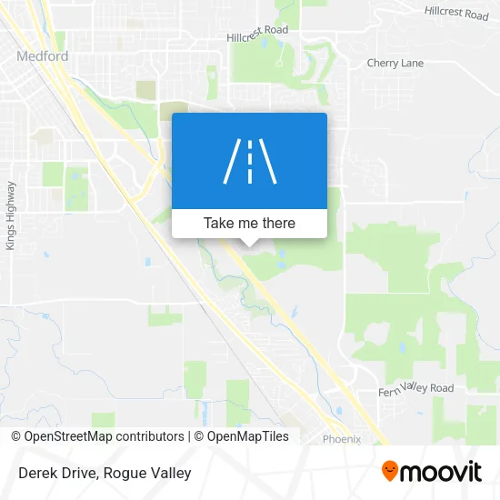 Derek Drive map