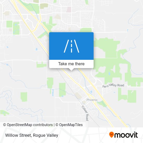 Willow Street map