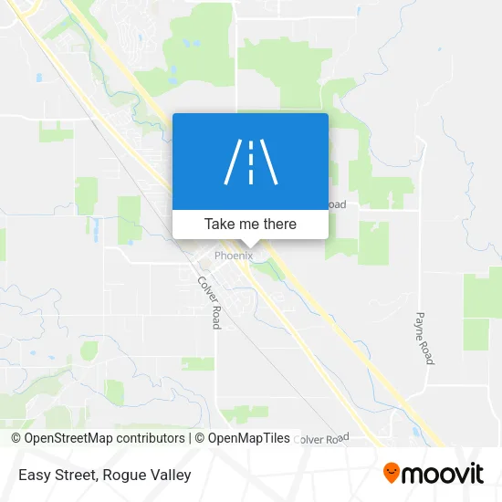 Easy Street map