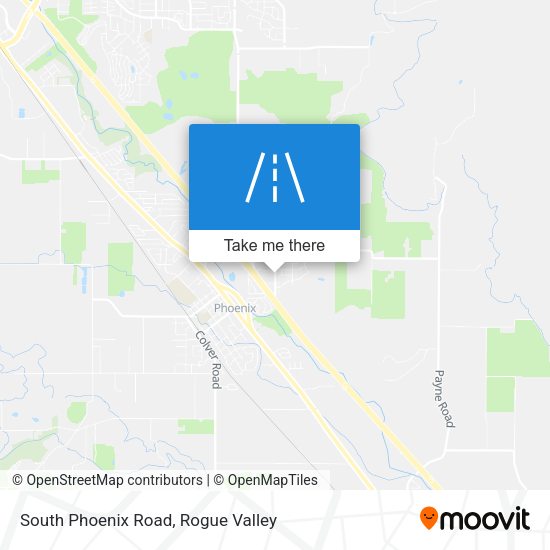 South Phoenix Road map