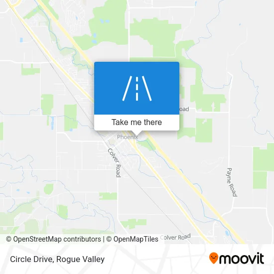 Circle Drive map