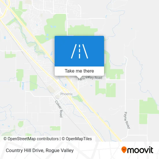 Country Hill Drive map