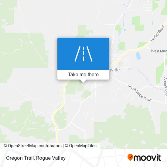 Mapa de Oregon Trail
