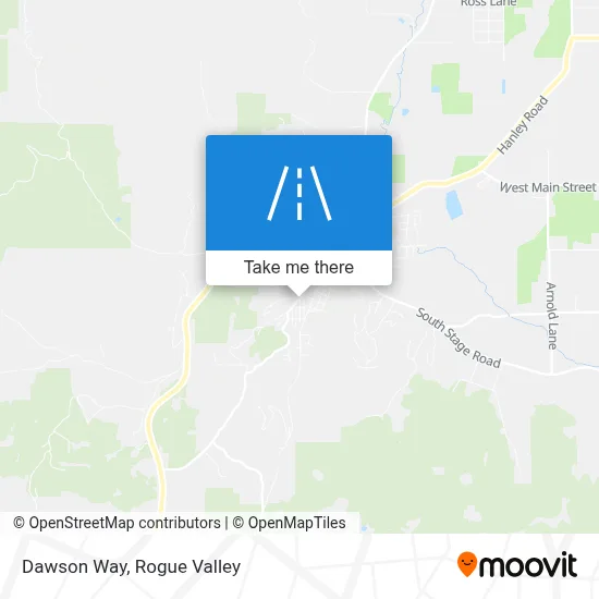 Dawson Way map