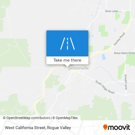 West California Street map