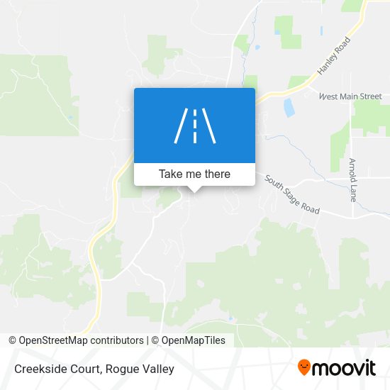 Mapa de Creekside Court