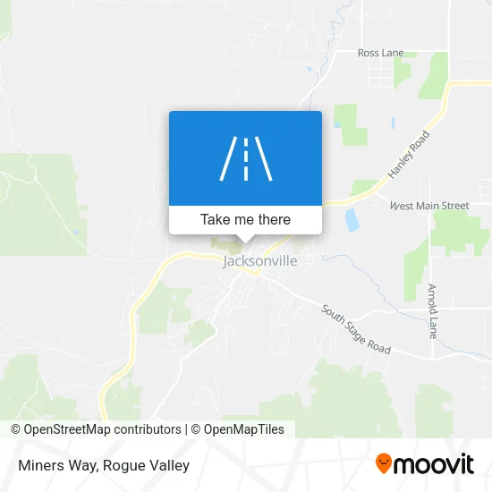 Miners Way map
