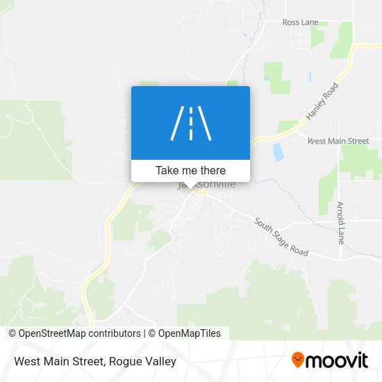 Mapa de West Main Street