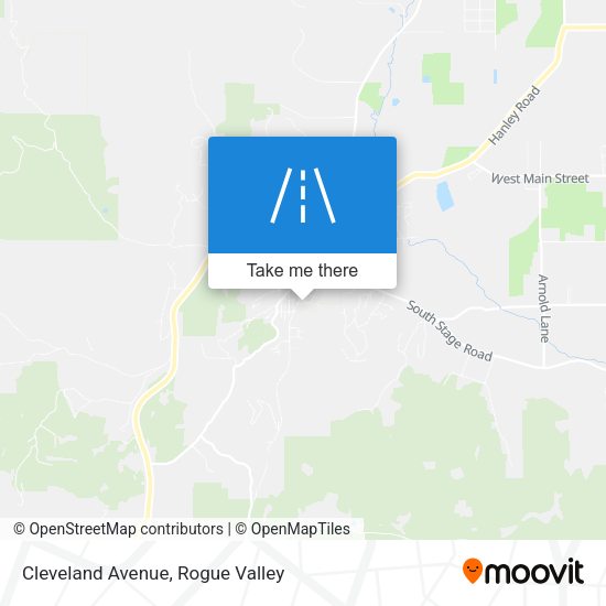 Mapa de Cleveland Avenue