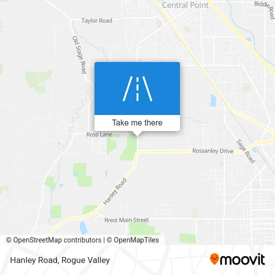 Hanley Road map