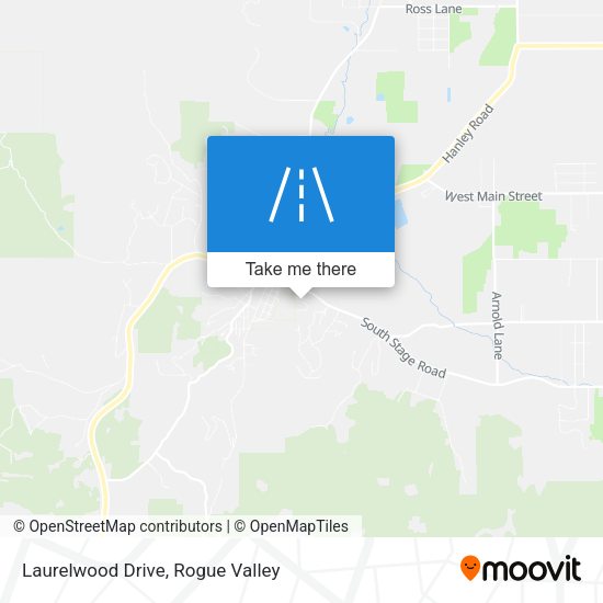 Laurelwood Drive map