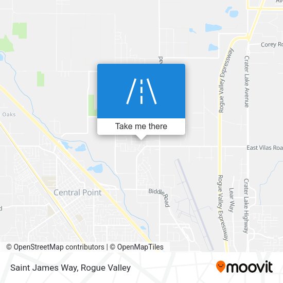 Mapa de Saint James Way