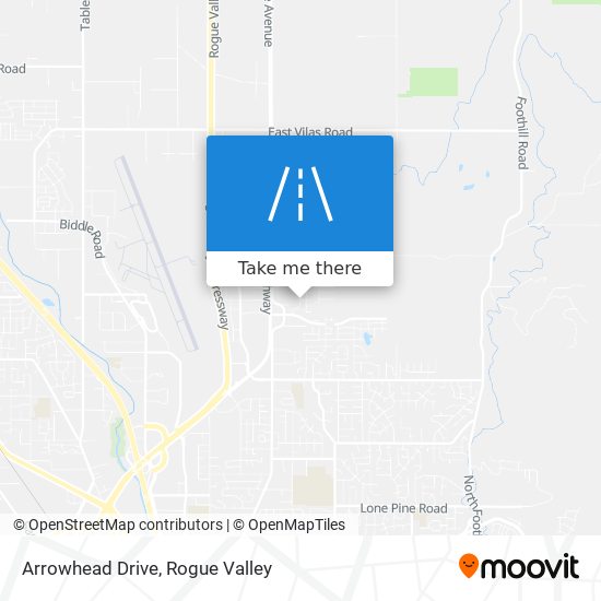 Arrowhead Drive map