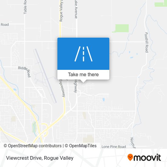 Viewcrest Drive map