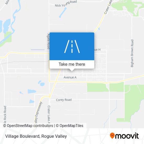 Village Boulevard map