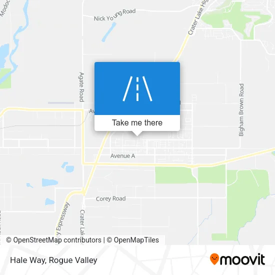 Hale Way map