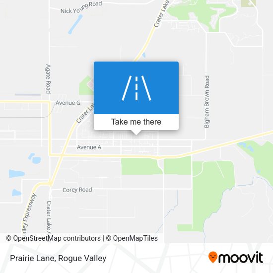 Mapa de Prairie Lane