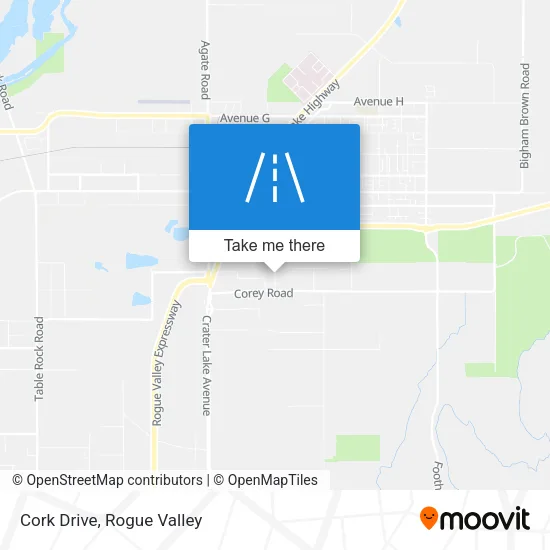 Cork Drive map