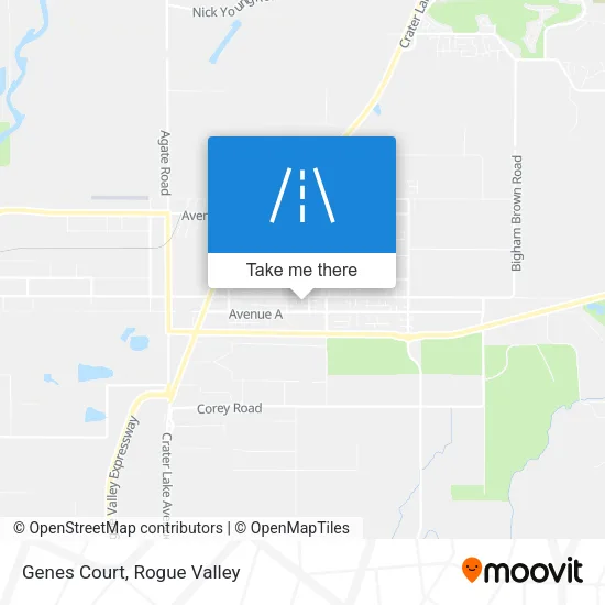 Genes Court map