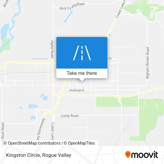 Kingston Circle map