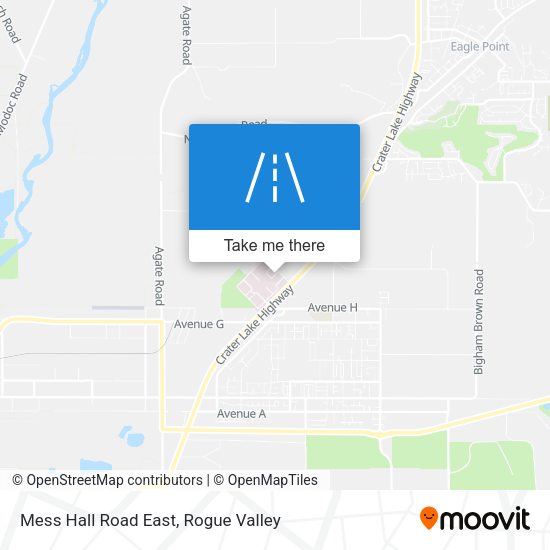 Mapa de Mess Hall Road East