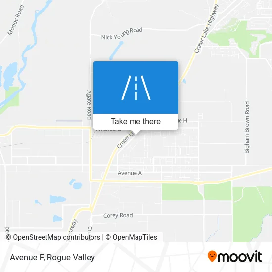 Avenue F map