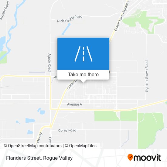 Flanders Street map