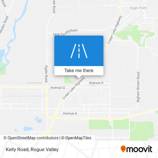 Mapa de Kelly Road