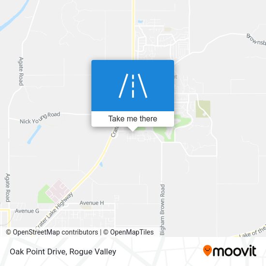Oak Point Drive map