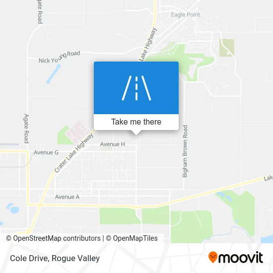 Cole Drive map