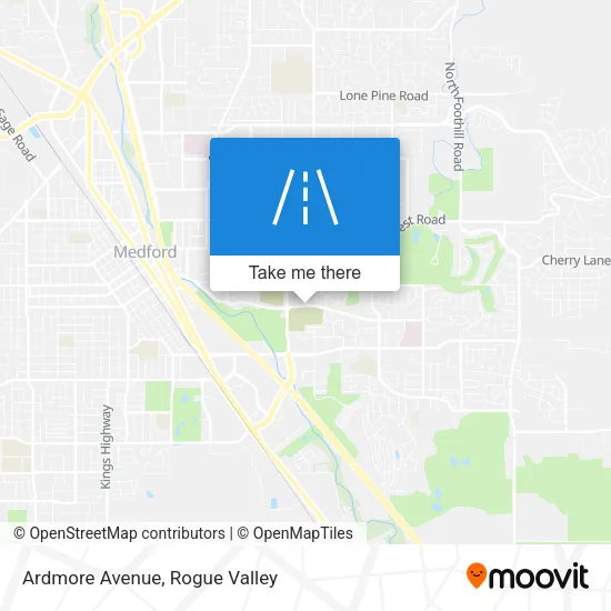 Ardmore Avenue map