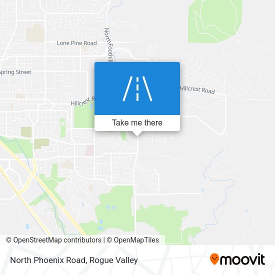 North Phoenix Road map
