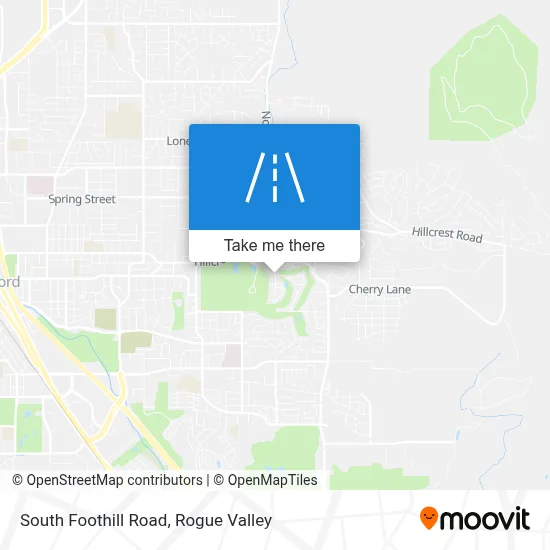 South Foothill Road map