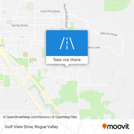 Golf View Drive map