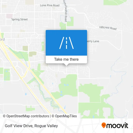 Golf View Drive map