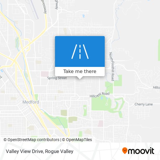 Valley View Drive map