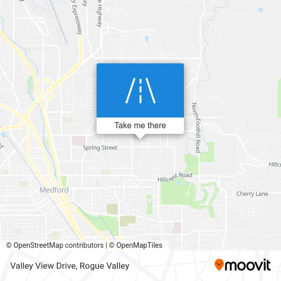 Valley View Drive map