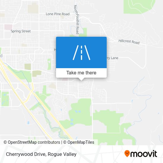 Mapa de Cherrywood Drive