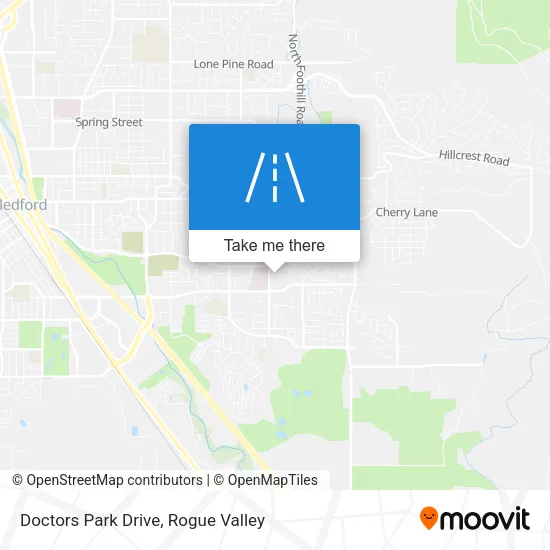 Doctors Park Drive map