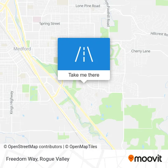 Freedom Way map