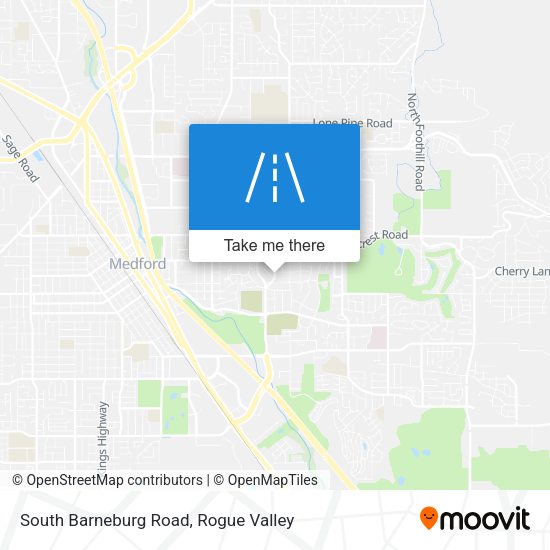South Barneburg Road map